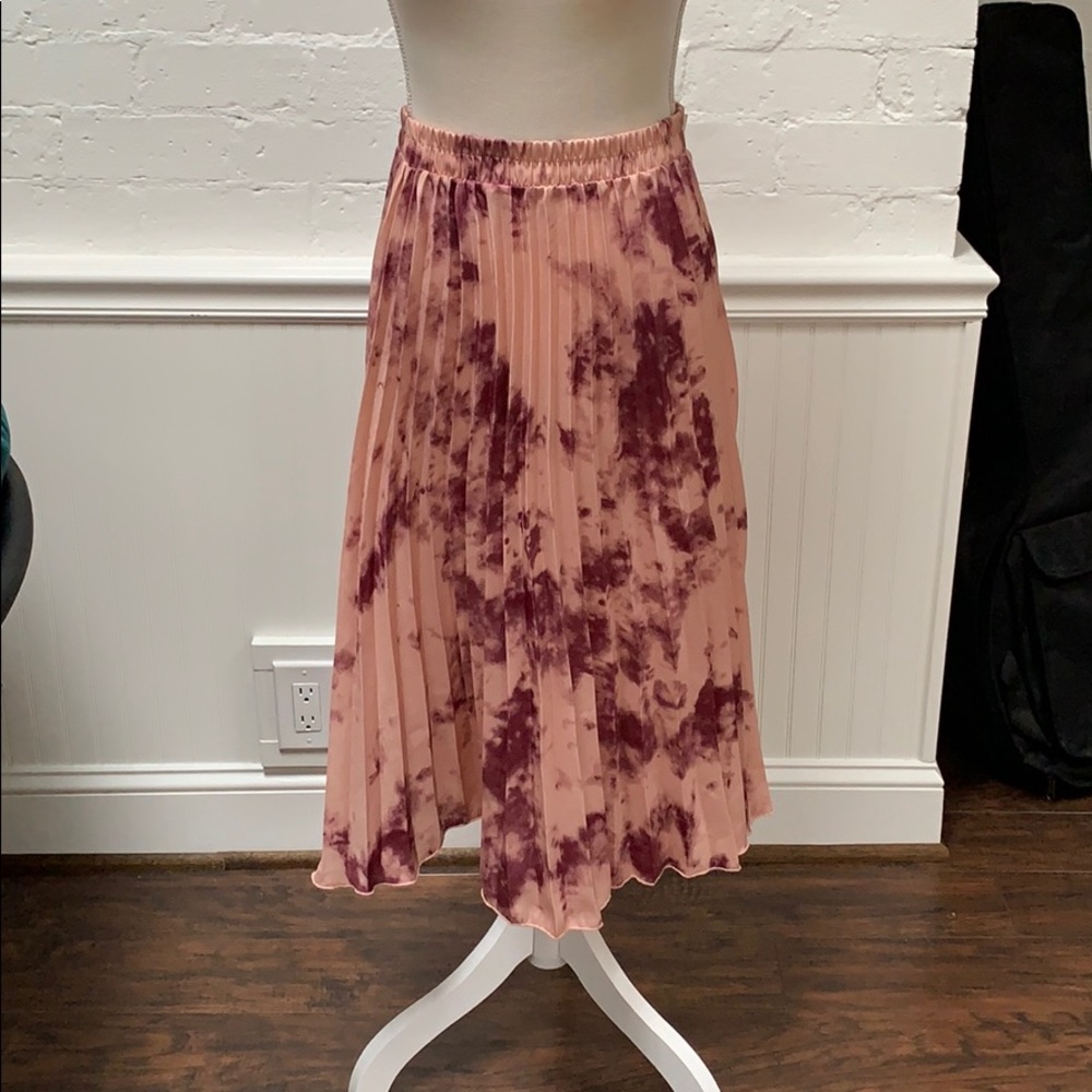 Tie Dye Midi Skirt